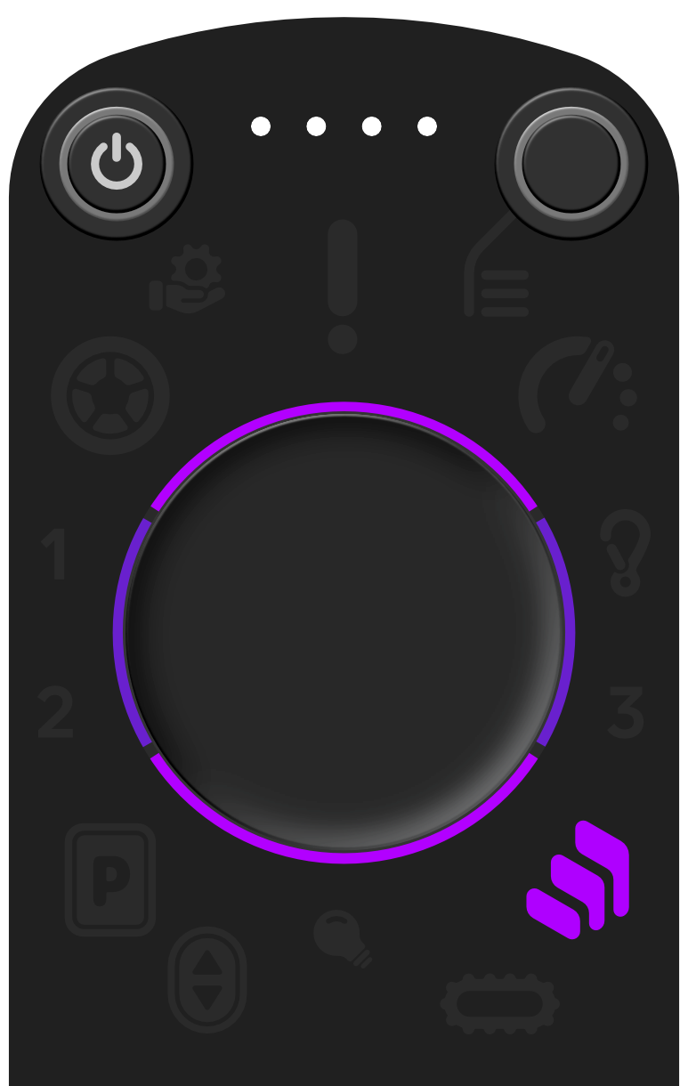 Stair mode display on control panel